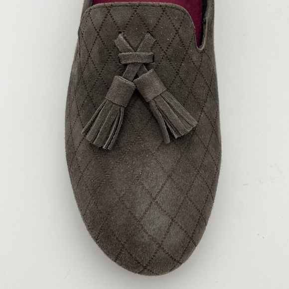 Munro Tallie Slip On Suede Gray Quilted Pattern Flat; Size 7.5N - Picture 2 of 11
